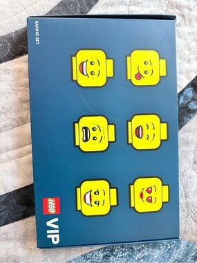 LEGO VIP Baking Set Box with cookie cutters and silicone mini fig tray